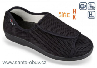 SANTÉ PÁNS.HALLUX.OBUV MJ/664 ČERNÁ